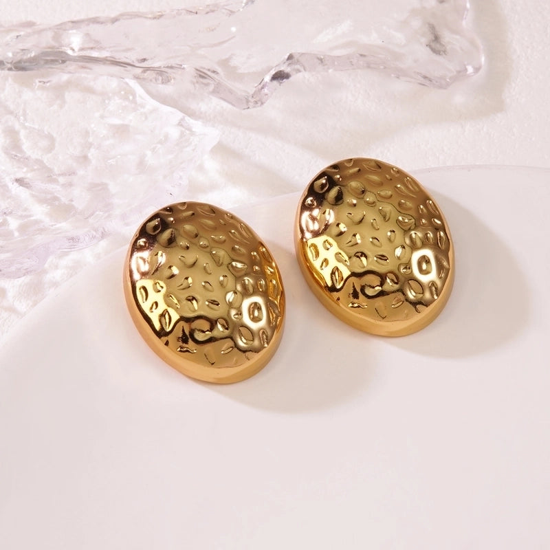 1 Pair Cute Vintage Style Classic Style Geometric 304 Stainless Steel Imitation Gold Ear Studs