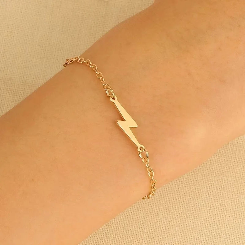 Minimalist Classic Style Snowflake 304 Stainless Steel Zircon Stainless Steel Bracelets In Bulk