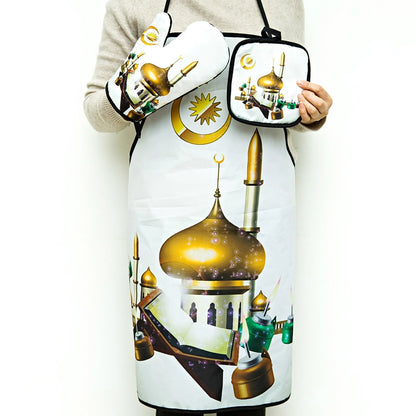 Christmas Vacation Tie Dye Polyester Apron 1 Set