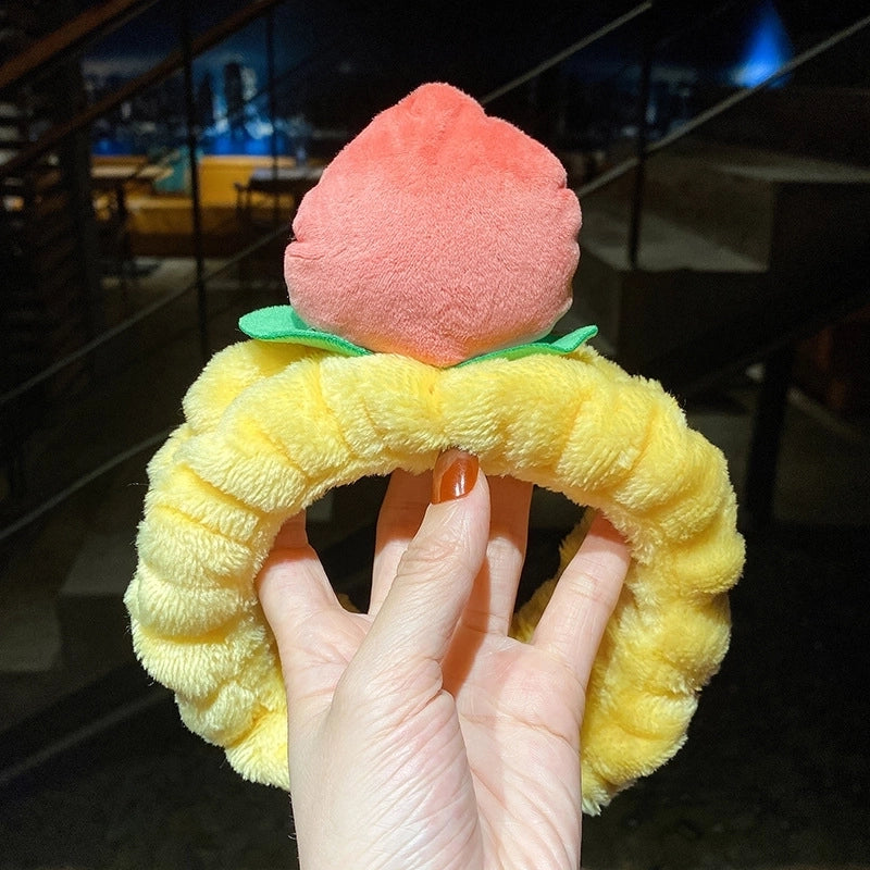 Cat Ears Hair Band Hair Band Korean Plush Internet Celebrity Rabbit Ear Hair Accessories Bow Face Wash Hair Band
