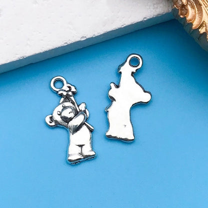 1 Piece Alloy Heart Shape Life Tree Bow Knot Jewelry Accessories Pendant