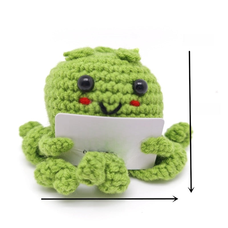 Cute Animal Fruit Vegetable Yarn Ornaments Artificial Decorations