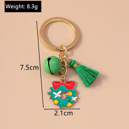 Commute Snowflake Christmas Women's Metal Keychains Keychains