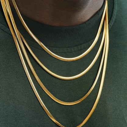 Basic Solid Color 304 Stainless Steel Stainless Steel Necklaces