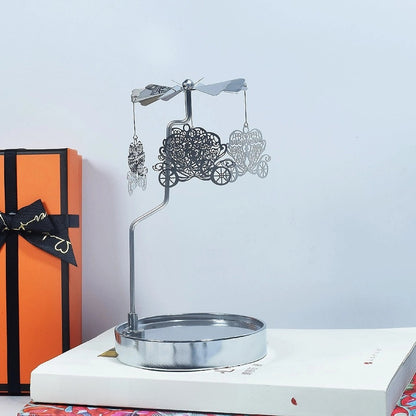 Novelty Solid Color Stainless Steel Metal Candlestick