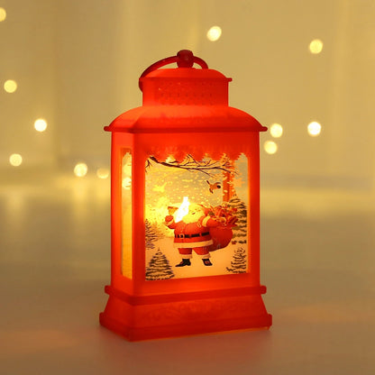 Christmas Retro Santa Claus Plastic Party Lightings