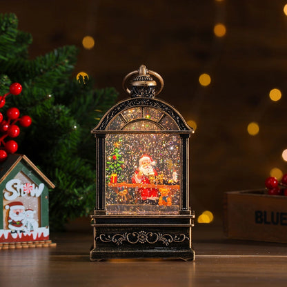 Christmas Cute Christmas Tree Santa Claus Snowman PC Party Festival Ornaments Led Lights Night Lights