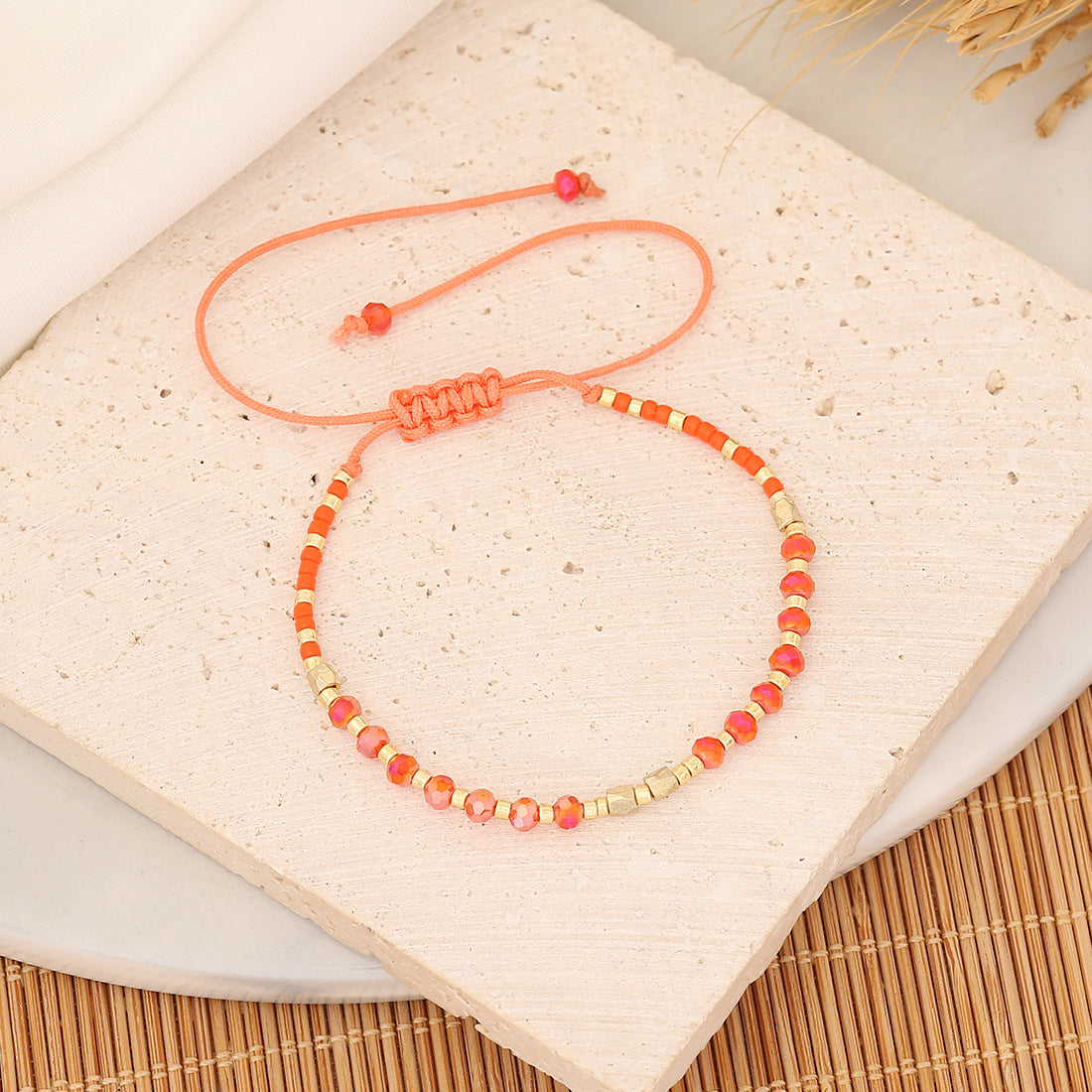 Women Artificial Crystal Knitting Bracelets