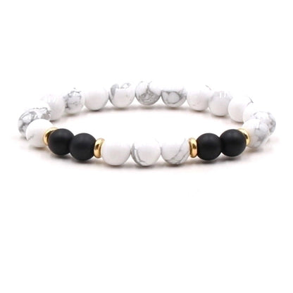 Ethnic Style Geometric Natural Stone Beaded Bracelets
