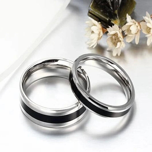 Minimalist Geometric Stainless Steel Stainless Steel Rings
