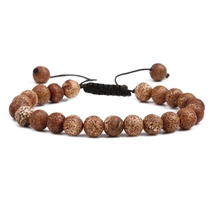 Fashion Geometric Agate No Inlaid Natural Stone Bracelet In Bulk