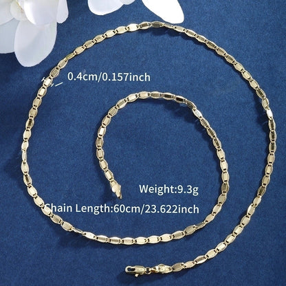 Copper 18K Gold Plated XUPING Minimalist Geometric Necklace