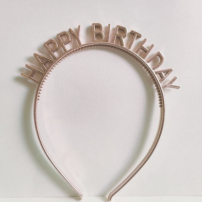 Christmas Valentine'S Day New Year Korean Style Happy Birthday English Letter Hair Band ABS Wedding Graduation Birthday