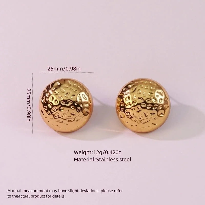 1 Pair Vintage Style Classic Style Heart Shape Flower Heart Flowers 304 Stainless Steel Imitation Gold Drop Earrings Ear Studs