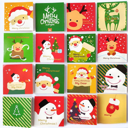 24pcs Christmas 3d Greeting Cards With Envelopes Cute Holiday Christmas Tree Hanging Cards