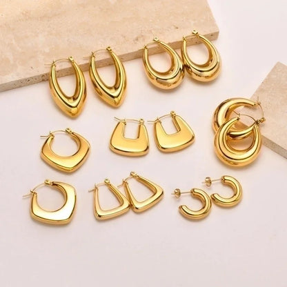 201 Stainless Steel Stainless Steel Earrings