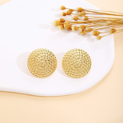 1 Pair Elegant Minimalist Geometric 304 Stainless Steel Stainless Steel Earrings