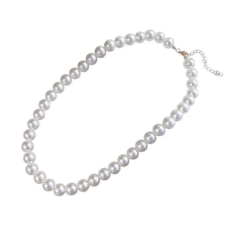 Elegant Minimalist Solid Color Artificial Pearls Imitation Pearl Necklace
