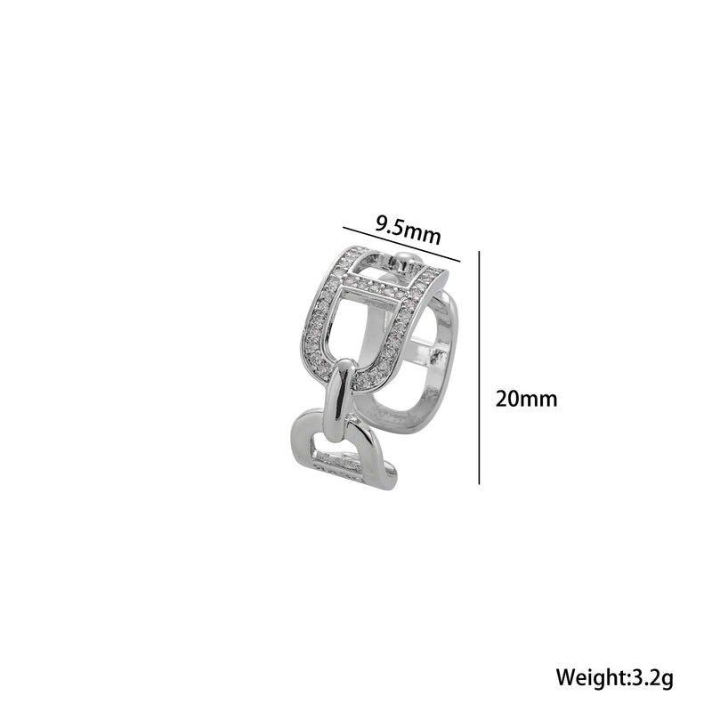 Copper 18K Gold Plated Minimalist Shiny Plating Snake Rings