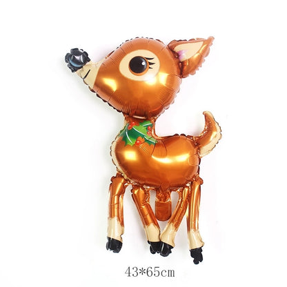 Christmas Casual Christmas Tree Santa Claus Snowman Aluminum Film Party Balloon Balloons