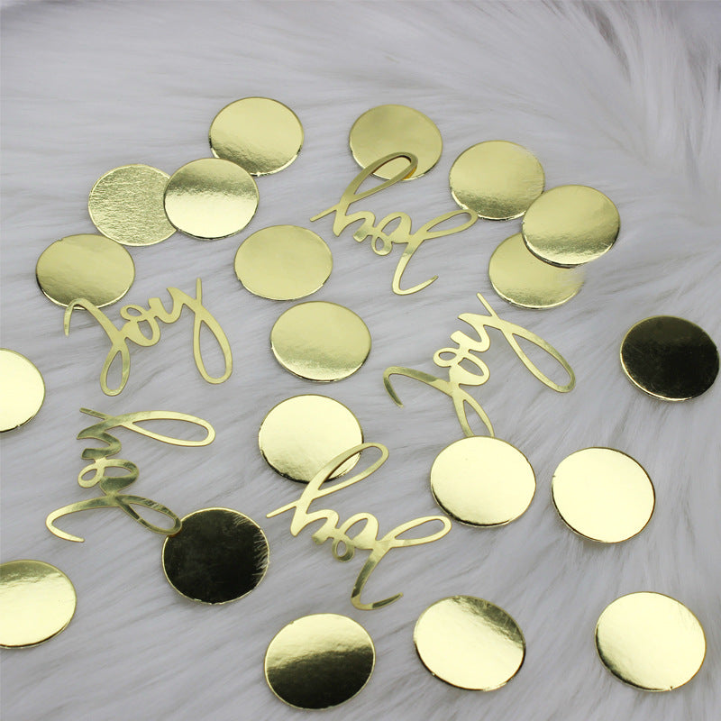 Christmas Table Confetti Reindeer Snowflake Pentagram Sprinkles Christmas Party Supplies Gifts Diy Accessories