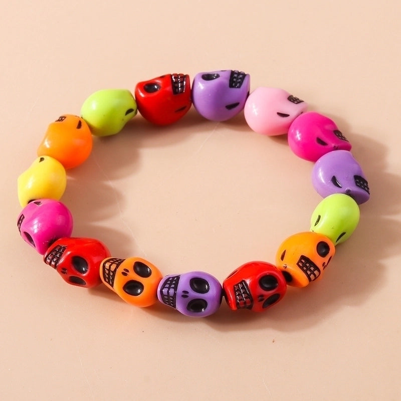 Funny Skull Beaded Bracelets