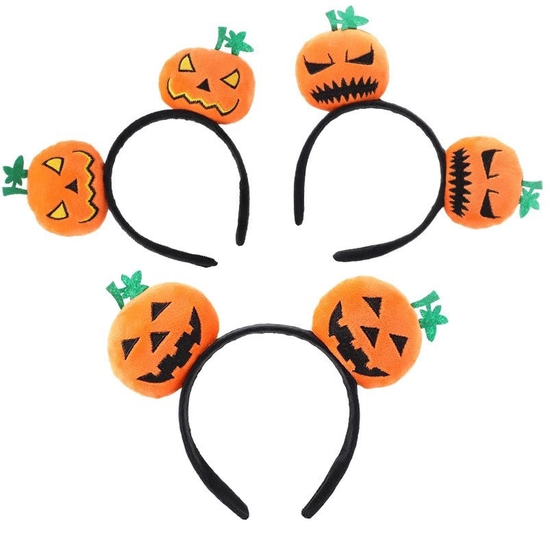 Halloween Retro IG Style Unisex Pumpkin Hair Band