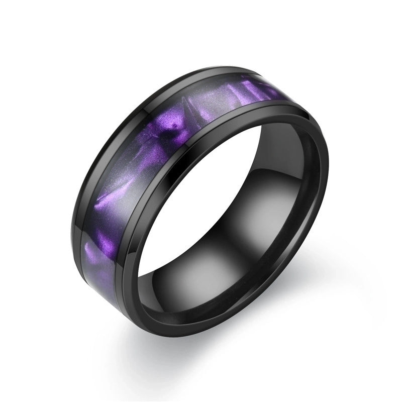 Fashion New Colorful Stainless Steel Ring