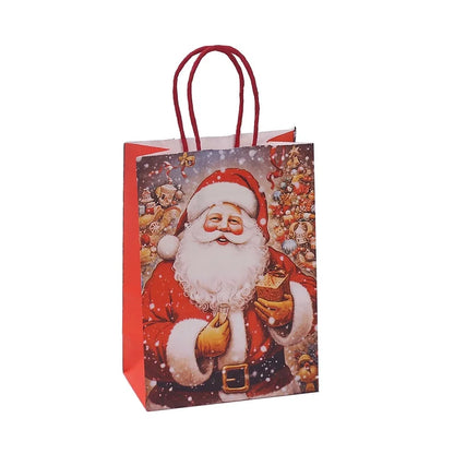 Christmas Cute Santa Claus Christmas Party Gift Wrapping Supplies Gift Bags