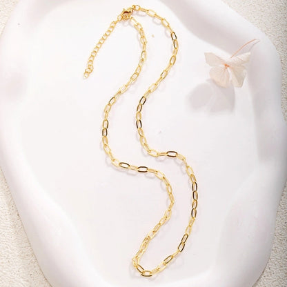 Sweet Water Droplets Heart Shape Gold Plated Artificial Crystal Copper Necklace
