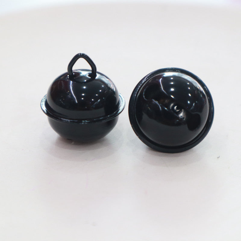 100 Pieces Fashion Bell Metal Iron Plating Christmas Women'S Keychain