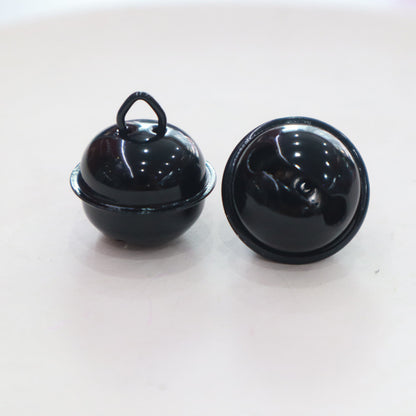 100 Pieces Fashion Bell Metal Iron Plating Christmas Women'S Keychain