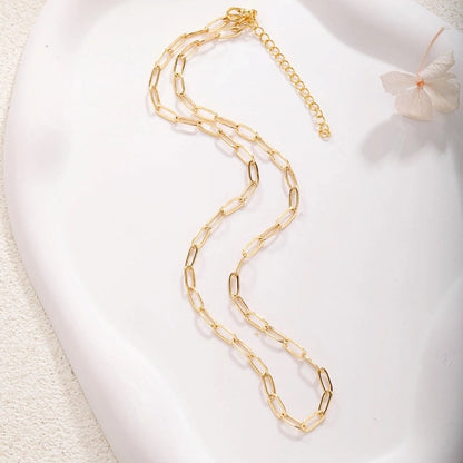 Sweet Water Droplets Heart Shape Gold Plated Artificial Crystal Copper Necklace