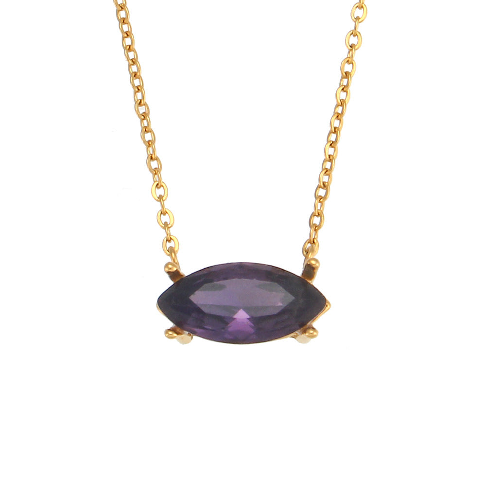 Geometric Stainless Steel 18K Gold Plated Necklaces