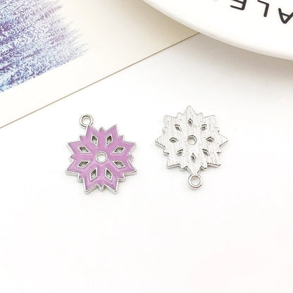 1 Piece 16 * 21mm 18 * 20mm 18 * 21mm Alloy Snowman Snowflake Elk Pendant Jewelry Accessories
