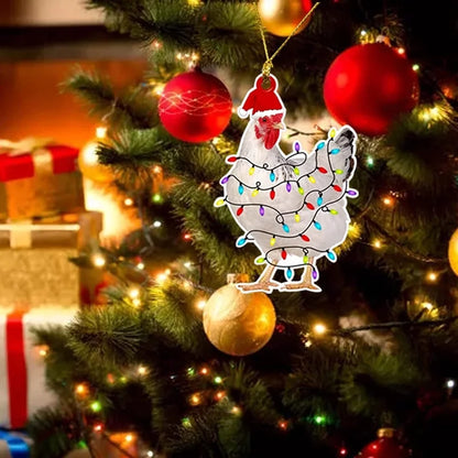 Christmas Minimalist Christmas Hat Arylic Indoor Party Festival Hanging Ornaments