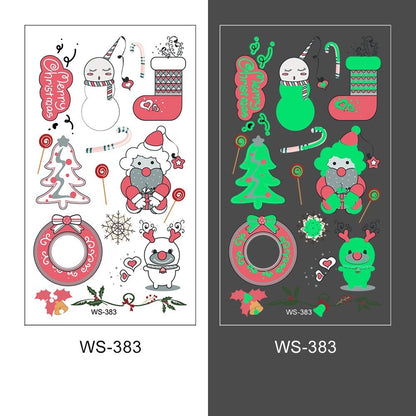 Christmas Santa Claus Transfer Stickers Tattoos & Body Art 1 Piece