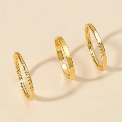 Ethnic Style Geometric Alloy Stainless Steel Rings