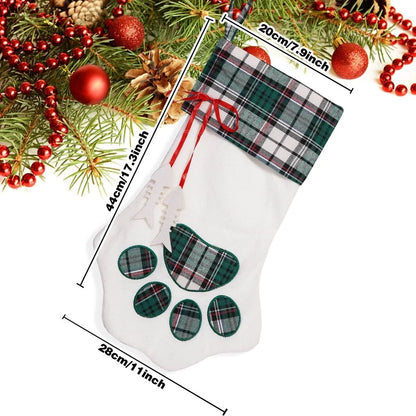 Christmas Minimalist Classic Style Christmas Socks Party Hanging Ornaments Decorative Props