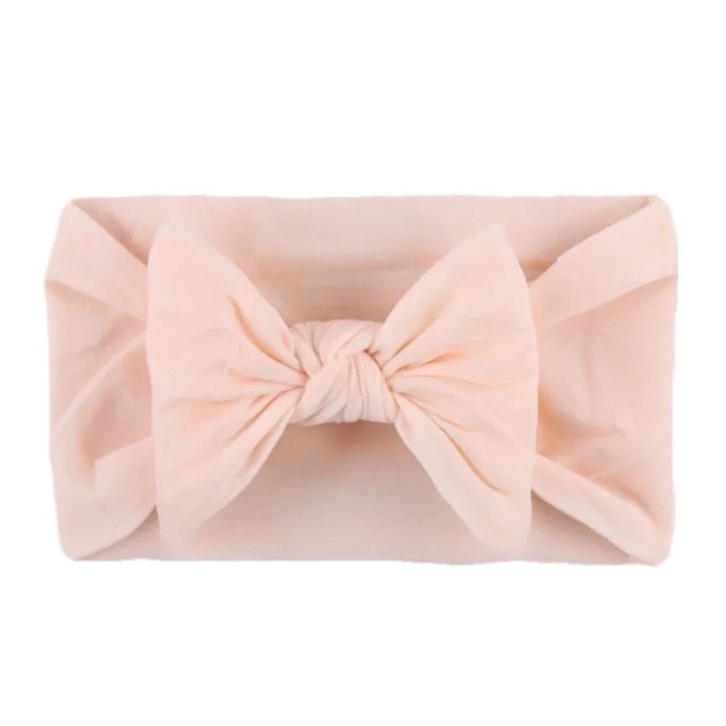 Kid's Fashion Solid Color Bow Knot Cloth Braid Hair Band