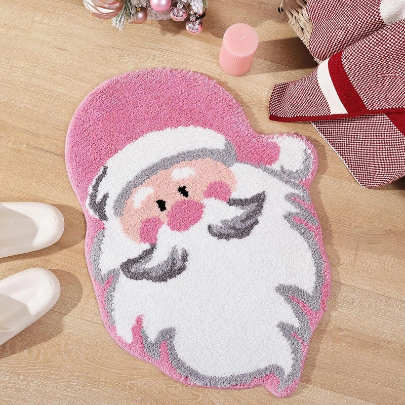 Christmas Casual Cute Christmas Tree Santa Claus Imitation Cashmere