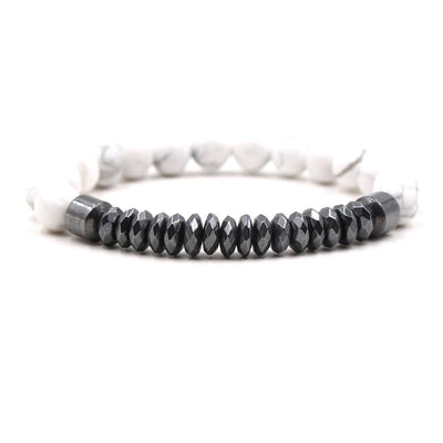 Minimalist Geometric Natural Stone Beaded Bracelets 1 Piece