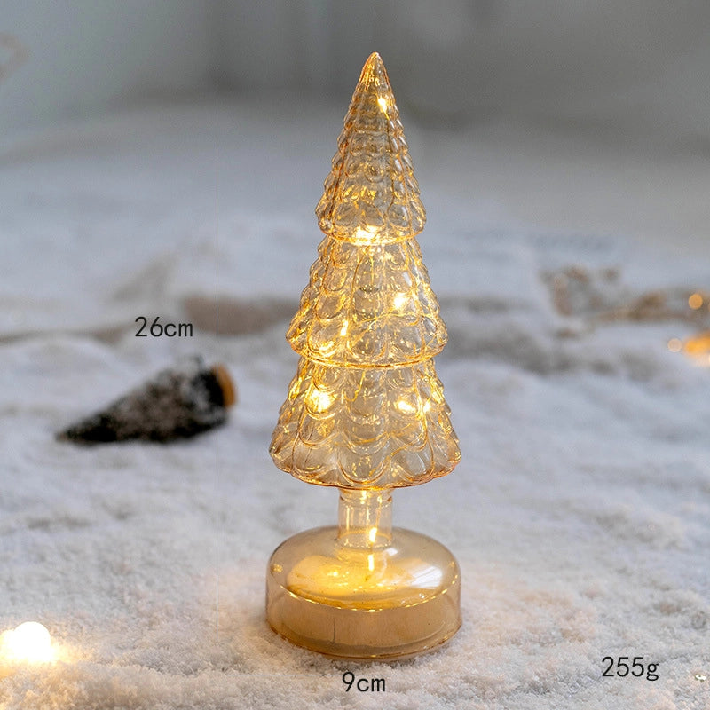 Christmas Minimalist Classic Style Christmas Tree Glass Holiday Festival Ornaments