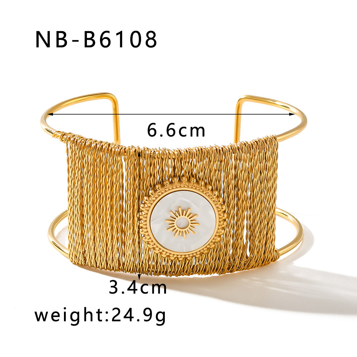 IG Style Circle Stainless Steel Electroplating Bangles