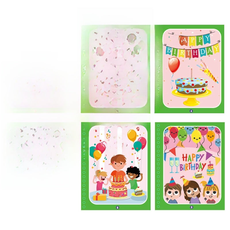 Children's Magic Water Painting Book Repeated Graffiti Educational Painting Book Scene Early Education Cognitive Matching Quiet Book