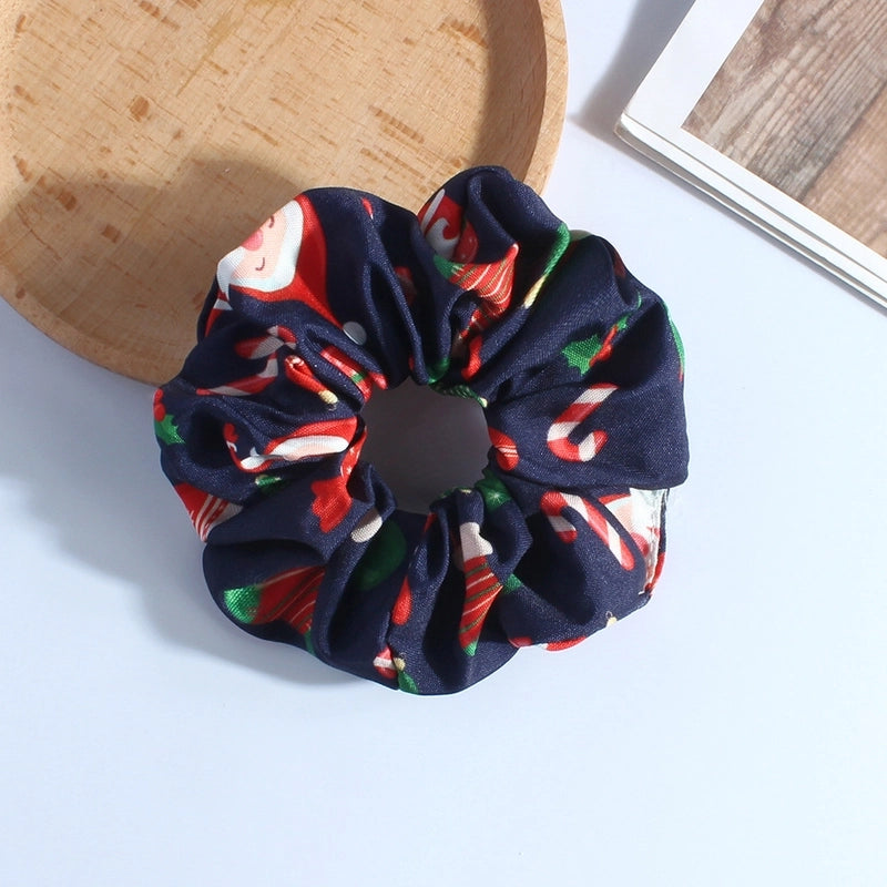 Classic Style Women's Plaid Snowflake Cloth Hair Tie