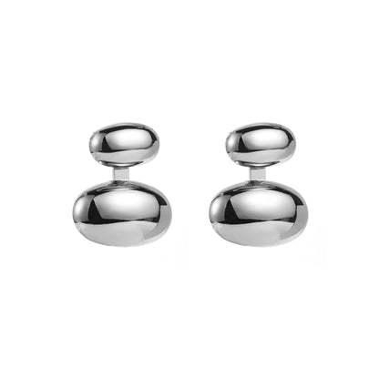 1 Pair IG Style Minimalist C Shape U Shape Geometric 304 Stainless Steel Drop Earrings Earrings Ear Studs