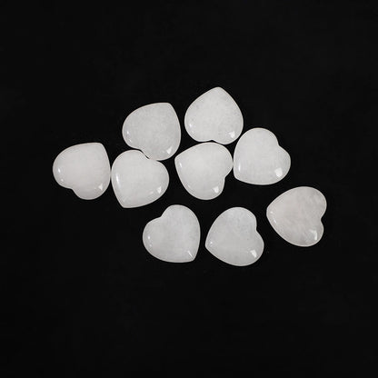 2 Pieces Gemstoen Heart Special Large Favorably 20Mm Pink Crystal Love Amethyst Heart-Shaped Ornaments