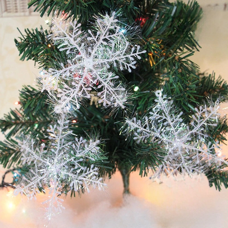 Cross-border Christmas Decorations Christmas Tree Pendant Snowflake Hanging Ball Pine Cone Gift Bag Christmas Old Man Small Drum Butterfly