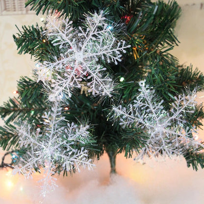 Cross-border Christmas Decorations Christmas Tree Pendant Snowflake Hanging Ball Pine Cone Gift Bag Christmas Old Man Small Drum Butterfly